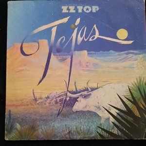 ZZ Top- Tejas, Trifold Cover, Warner Bros 56605, German Import Gema